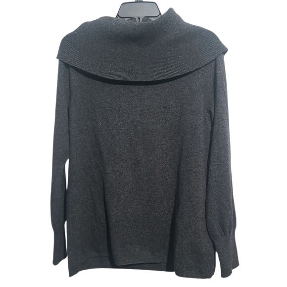 Joie Gray Bade Off The Shoulder Sweater Size Medium NWT - Picture 2 of 5